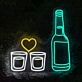 Beer Mug Heart Cheers Neon Sign