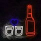 Beer Mug Heart Cheers Neon Sign