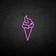 Ice Cream 4' neon sign