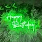 Happy Birthday Celebration Deco Neon Sign