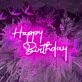Happy Birthday Celebration Deco Neon Sign