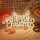 Merry Christmas Celebration Deco Neon Sign