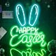 Easter Bunny Neon Sign