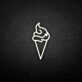 Ice Cream 4' neon sign