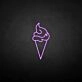 Ice Cream 4' neon sign