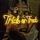 Halloween Trick or Treat Neon Sign
