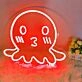 Cute Octopus Neon Sign