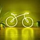 Abstract Line Bicycle Neon Sign