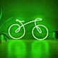 Abstract Line Bicycle Neon Sign