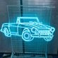 Cool Convertible Car Neon Sign