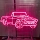 Cool Convertible Car Neon Sign