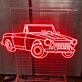 Cool Convertible Car Neon Sign