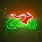 Motorbike Racing Neon Sign