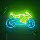 Motorbike Racing Neon Sign
