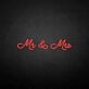 'Mr &amp; Mrs2' neon sign