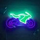 Motorbike Racing Neon Sign