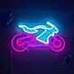 Motorbike Racing Neon Sign