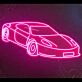 Race Car Neon Sign