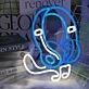 Music Listening Headphones Neon Sign
