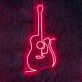 Music Guitar Neon Sign