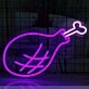 Delicious Large Drumstick Neon Sign