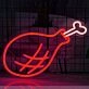 Delicious Large Drumstick Neon Sign
