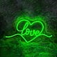 Romantic Heart Love Wedding Neon Light