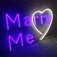 Marry Me Wedding Neon Sign