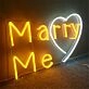 Marry Me Wedding Neon Sign