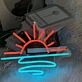 Sunrise Over the Sea Neon Sign