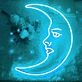 Moon Neon Light