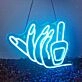 Chic Nail Salon Manicure Neon Sign