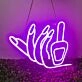 Chic Nail Salon Manicure Neon Sign