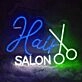Customize Classic Barbershop Scissors Neon Sign