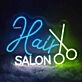 Customize Classic Barbershop Scissors Neon Sign