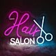 Customize Classic Barbershop Scissors Neon Sign