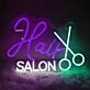 Customize Classic Barbershop Scissors Neon Sign