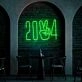 2024 Victory Pose Vibrant Neon Sign