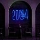 2024 Victory Pose Vibrant Neon Sign