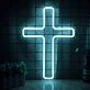 Faith Cross Inspirational Neon Sign