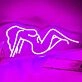 Sexy Female Body Lines Alluring Neon Sign