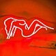 Sexy Female Body Lines Alluring Neon Sign