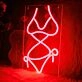 Sexy Bikini Outfit Stylish Neon Sign