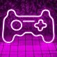 Cool Gaming Keyboard Neon Sign
