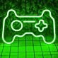 Cool Gaming Keyboard Neon Sign