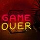 GAME OVER Retro Gaming Room Neon Sign