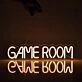 Game Room Fun Play Area Bright Neon Sign