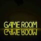 Game Room Fun Play Area Bright Neon Sign