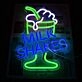 Customize Milk Shakes Ice Cream Refreshing Neon Sign