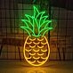 Pineapple Tropical Summer Plant Neon Sign for Fun Themed Parties and Cafes